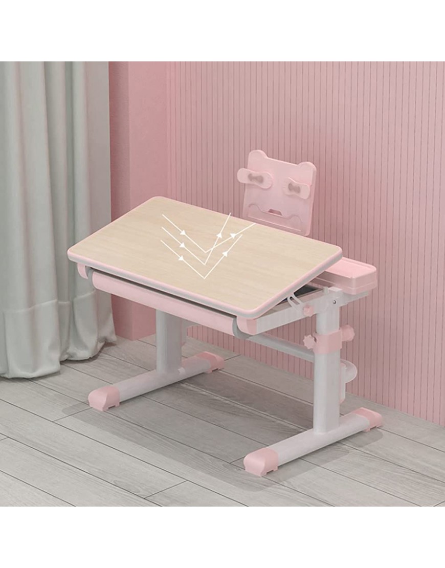 FEIYIYANG Kids Writing Desk Study Desk Simple Primary School Student Lifting Writing Desk Home Desk and Chair Set Study Desk Children's Study Table Color : Blue - BYDLOFFD6