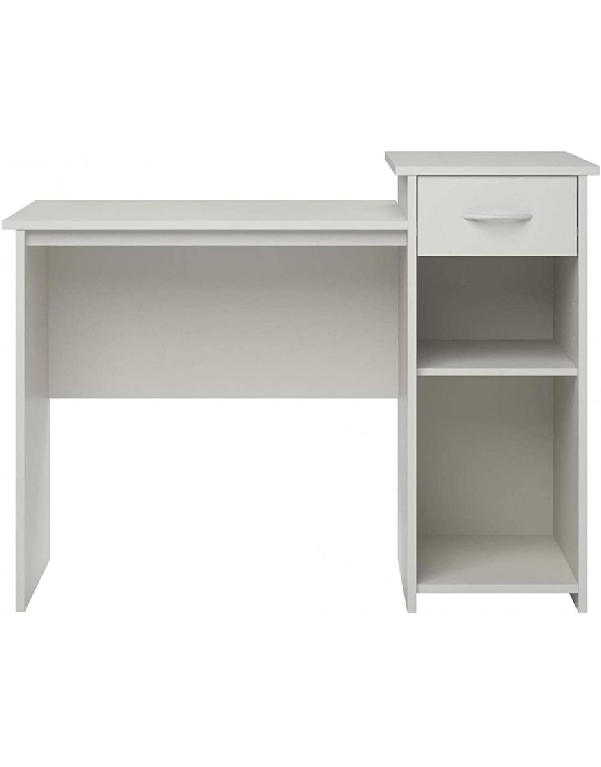 Student Desk with Easy-Glide Drawer Multiple Finishes White - B8IY3ZVR3
