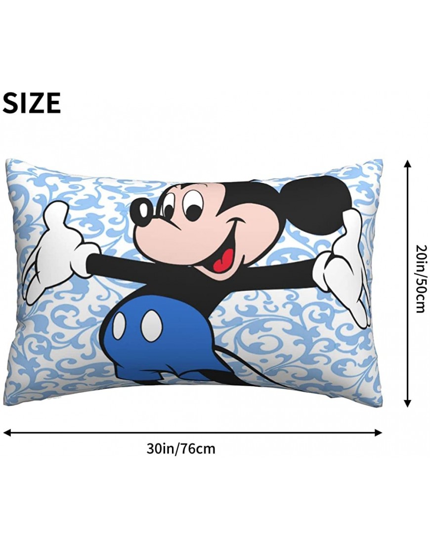 Cute Kids Pillowcase Cartoon Pillow Case 2 Pack Standard Size Queen Size Double Sided Pillow Cover 20X30 inch - BOU8NV6U0