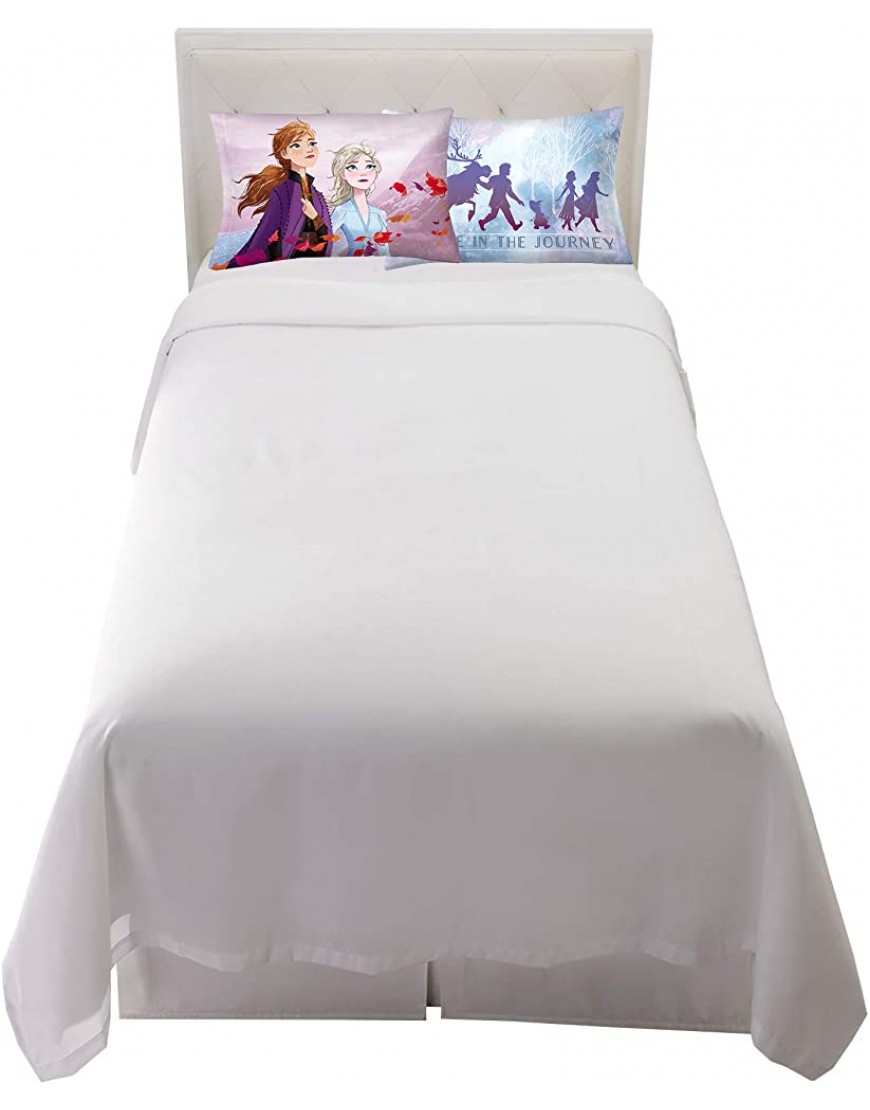 Franco Kids Bedding Set of 2 Super Soft Microfiber Reversible Pillowcase 20 in x 30 in Disney Frozen 2 - BBPWMAZCE