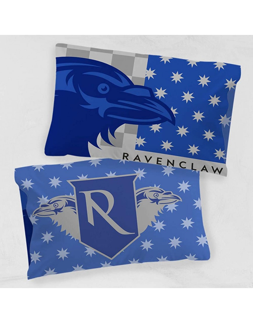 Harry Potter Ravenclaw Pride 1 Single Reversible Pillowcase Double-Sided Kids Super Soft Bedding Official Harry Potter Product - BPYPAHSYE