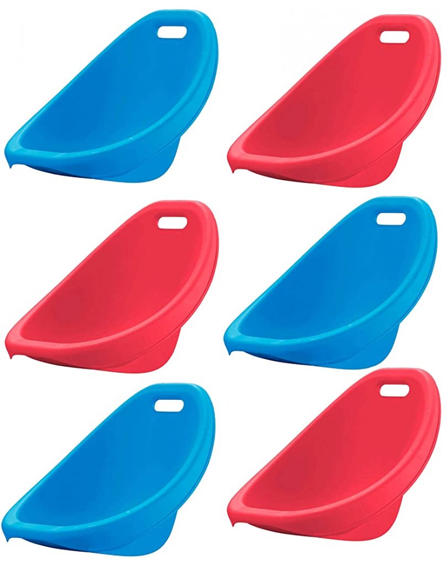 American Plastic Toys APT-13150-6PK Children's Scoop Rocker Chair for Reading and Gaming Red and Blue 6 Pack - BEC8C96G9