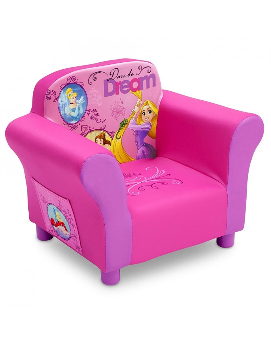 Delta Children Upholstered Chair Disney Princess  22.5x17.25x16 Inch Pack of 1 - BRIDY5X3W