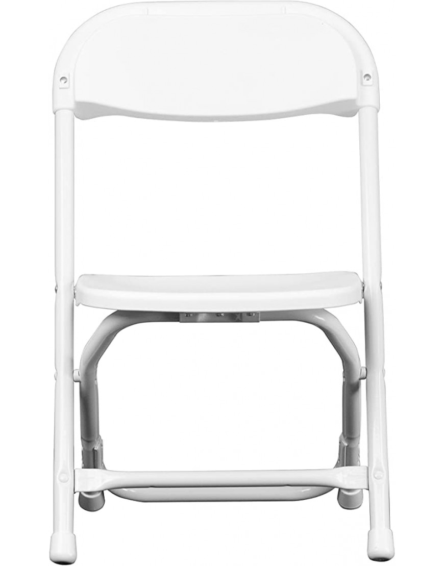 Flash Furniture Kids White Plastic Folding Chair - BBGNNXS7R