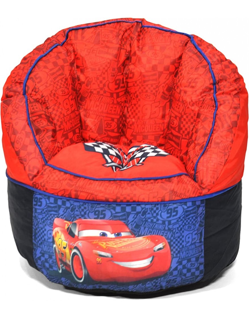 Idea Nuova Disney Cars Toddler Bean Bag Chair Red - BB6KXX6EM