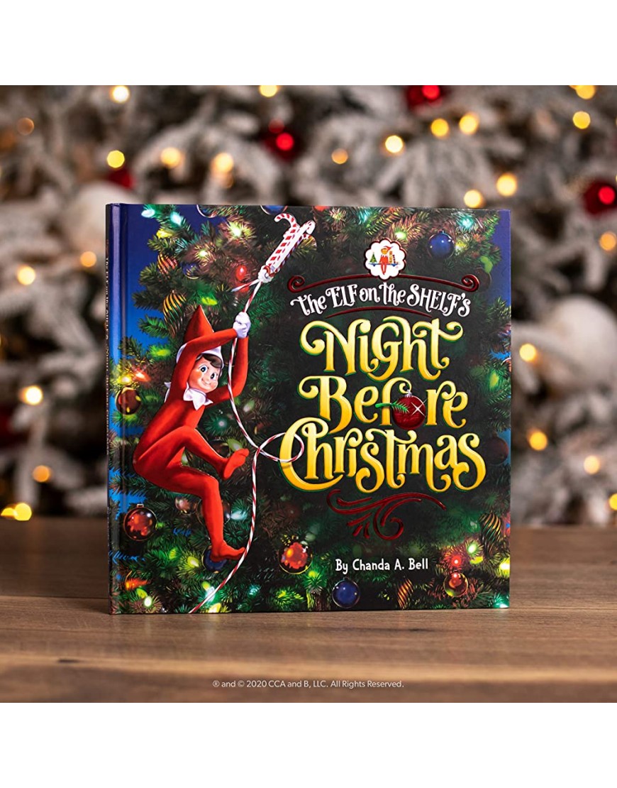 Elf on The Shelf Night Before Christmas Book - B5KWKYQDE