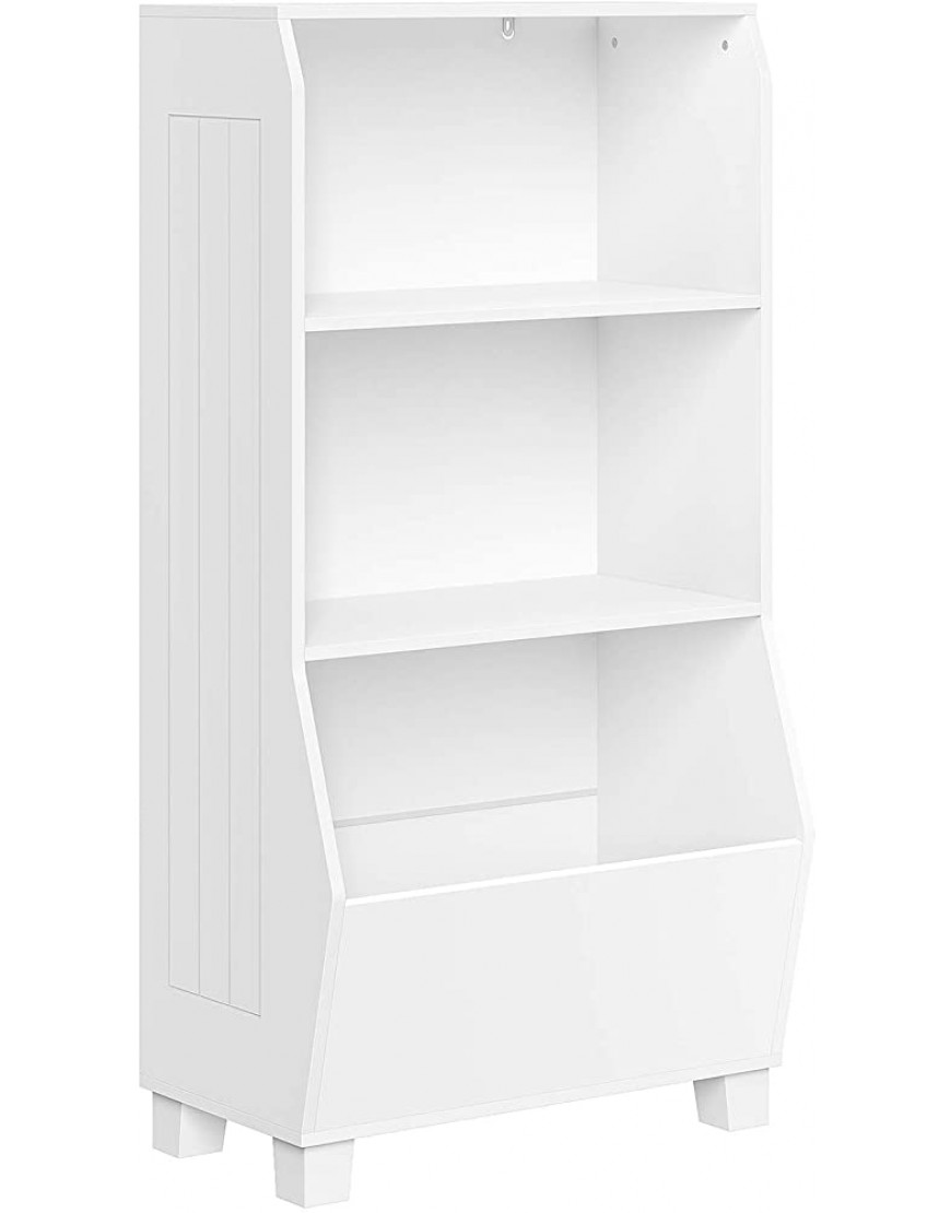 RiverRidge Kids 23" Bookcase with Toy Organizer White - B04HQU7JR