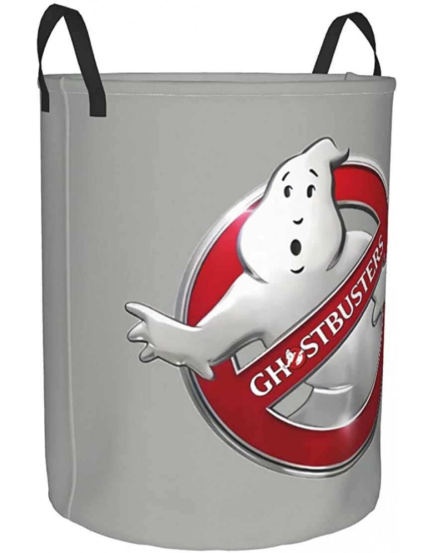 Ikiutu Ghostbusters Childrens Laundry Hamper Gift Baskets,Organizer Bin for Kids Nursery.Round Dirty Clothes Hamper,for Toys,Room Decor - BR155RTK9