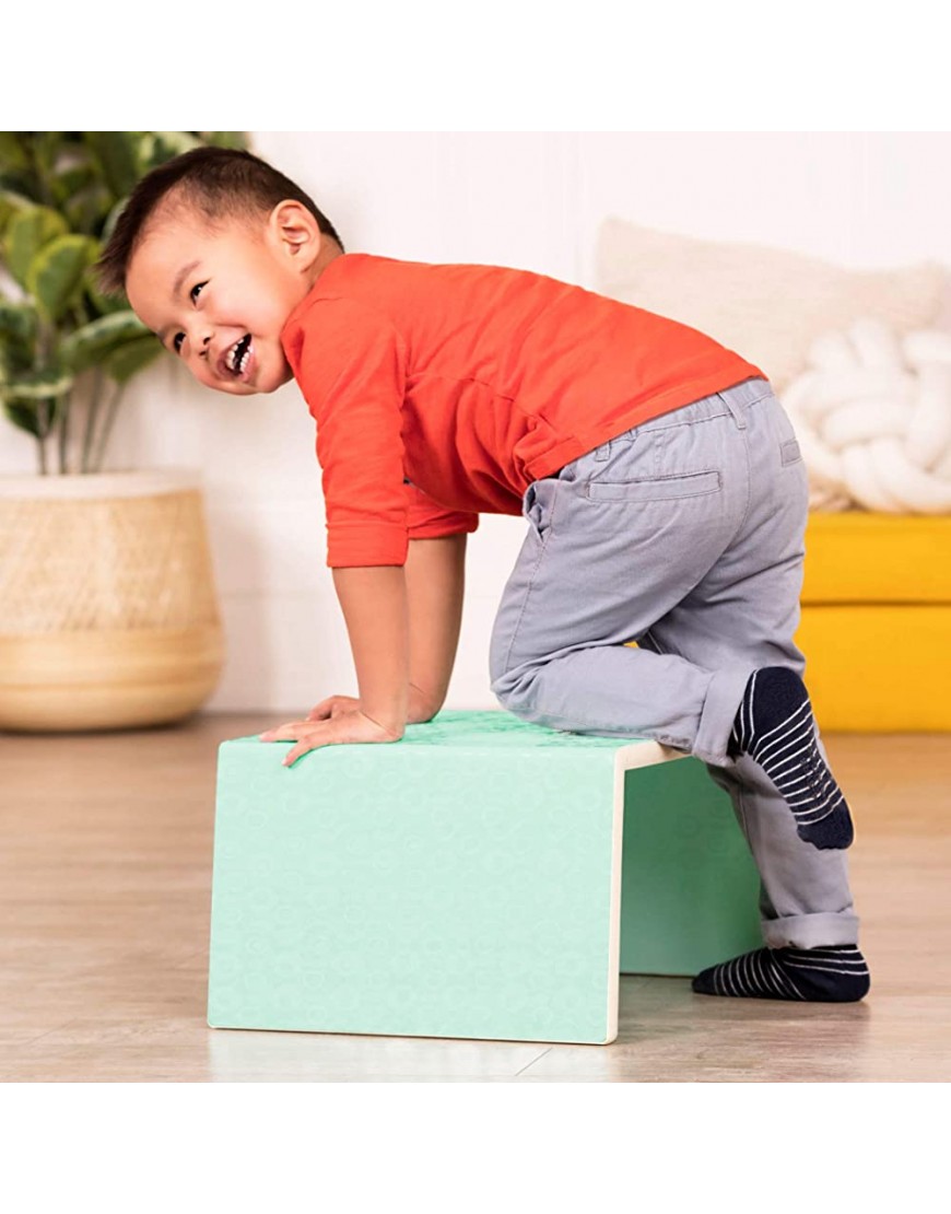 B. spaces – Kids’ Step Stool & Chair – 3-in-1 Step Stool for Bedroom mint BX1628Z - BG9FDX768