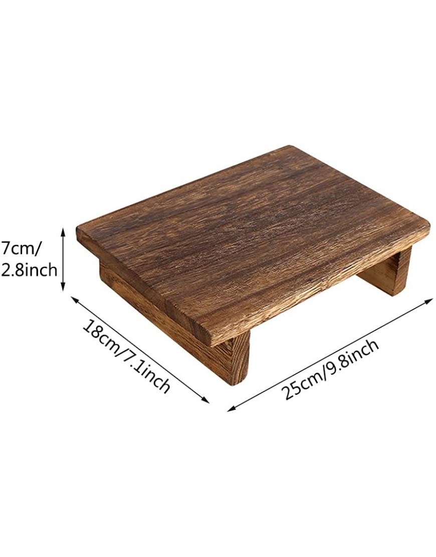 CALIDAKA Wooden Step Stool for Adults,Wooden Bedside Step Stool,Indoor Outdoor Mobility Step Stool,Bed Stool for High Beds Kitchen Bathroom Closet,9.8 x 7.1 x 2.8inch - BRBONTJGH