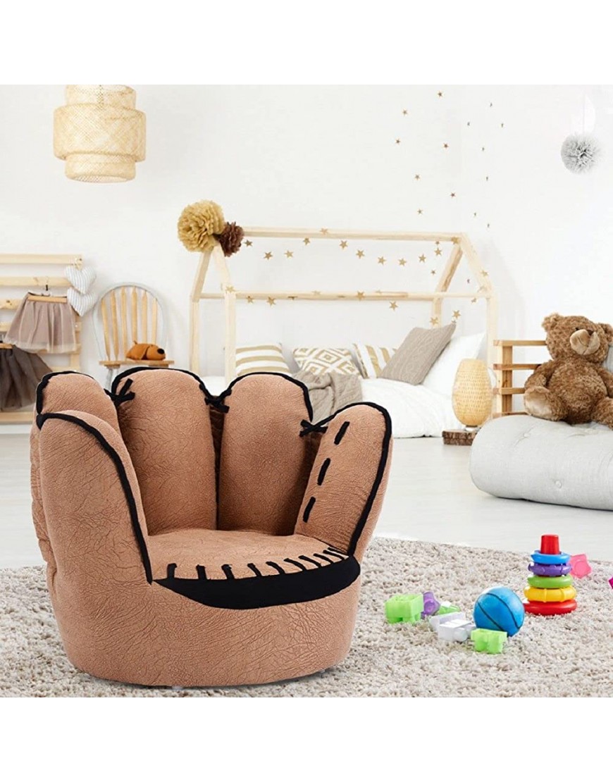 Kids Sofa Five Finger Armrest Chair Couch Children Living Room Toddler Gift - BNTP6GDBF