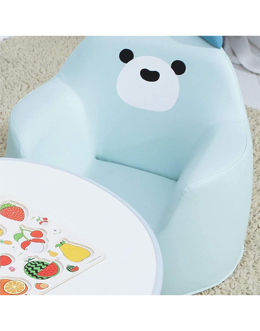 LSHAOBO Imitation Leather Sofa for Children Aged 1-5 Small and Light Cartoon Cute Toddler Armchair Leisure Lazy Sofa ChairColor:Pink Bear - B5FVL6HM5