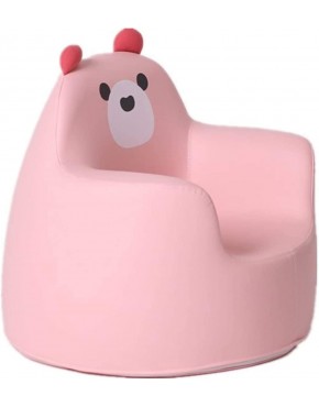 LSHAOBO Imitation Leather Sofa for Children Aged 1-5 Small and Light Cartoon Cute Toddler Armchair Leisure Lazy Sofa ChairColor:Pink Bear - B5FVL6HM5