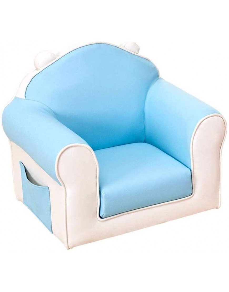 WPYYI Children's Sofa Contemporary Kids Recliner PU Leather Lounge Furniture for Boys，Girls Children Sofa Chair Color : Blue - BWD32SD1Y