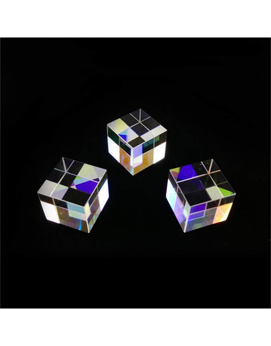Anniston Kids Toys Optical Glass X-Cube Dichroic Cube Prism RGB Combiner Splitter Educational Gift Novelty Gag Toys for Baby Children Toddlers Boys & Girls - BF5WCC58J