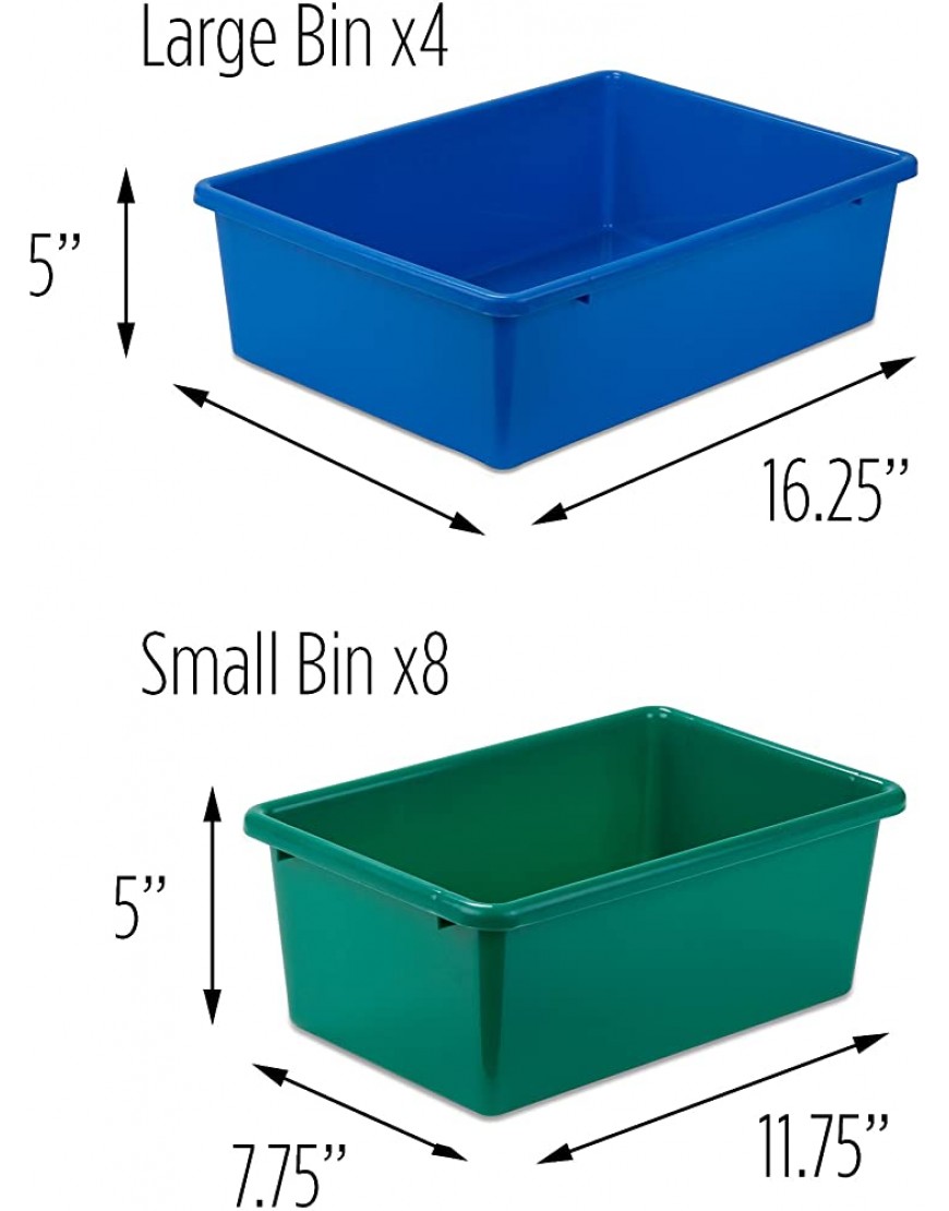Honey-Can-Do Kids Toy Organizer and Storage Bins Natural Primary - B3O2KDTH7