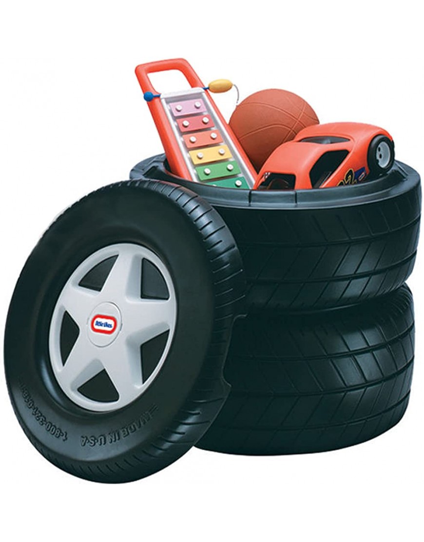 Little Tikes Classic Racing Tire Toy Chest - BRZ76UMHA