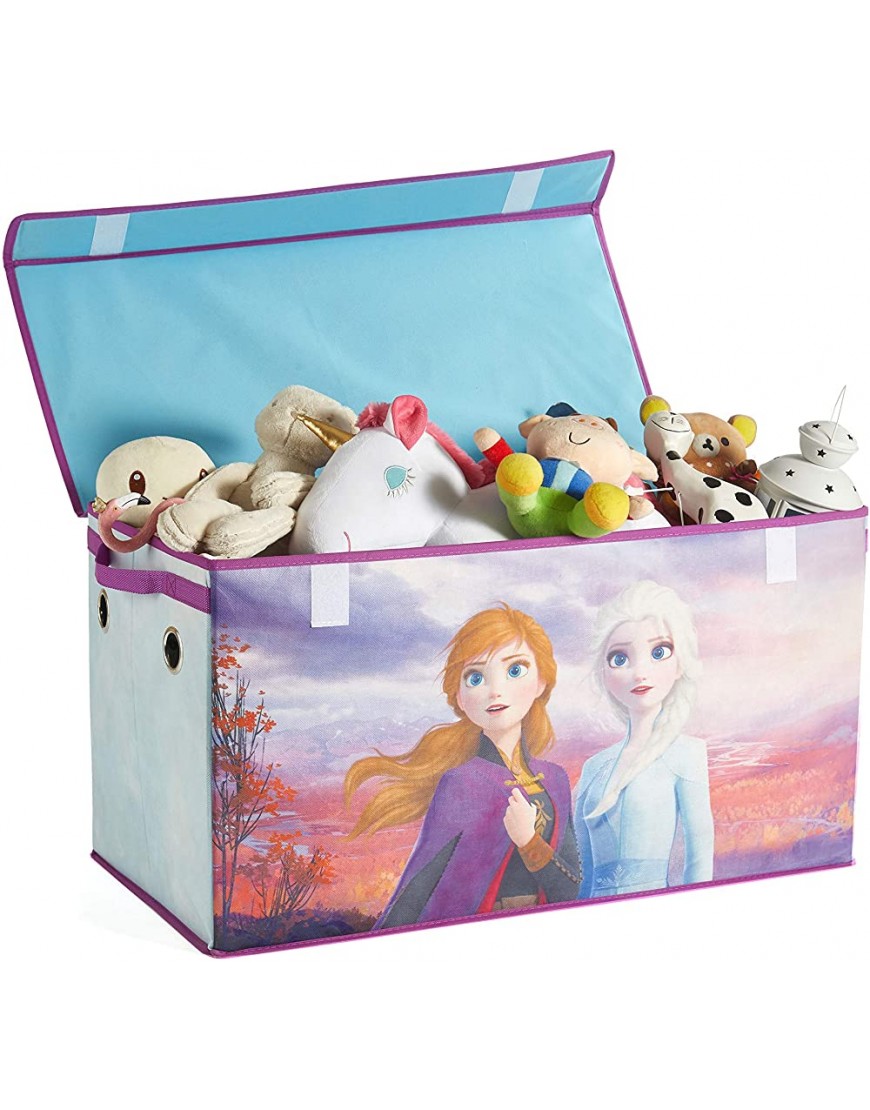 Disney Idea Nuova Frozen 2 Collapsible Children’s Toy Storage Trunk Durable with Lid Frozen 2- Believe in The Journey - B67596WPD