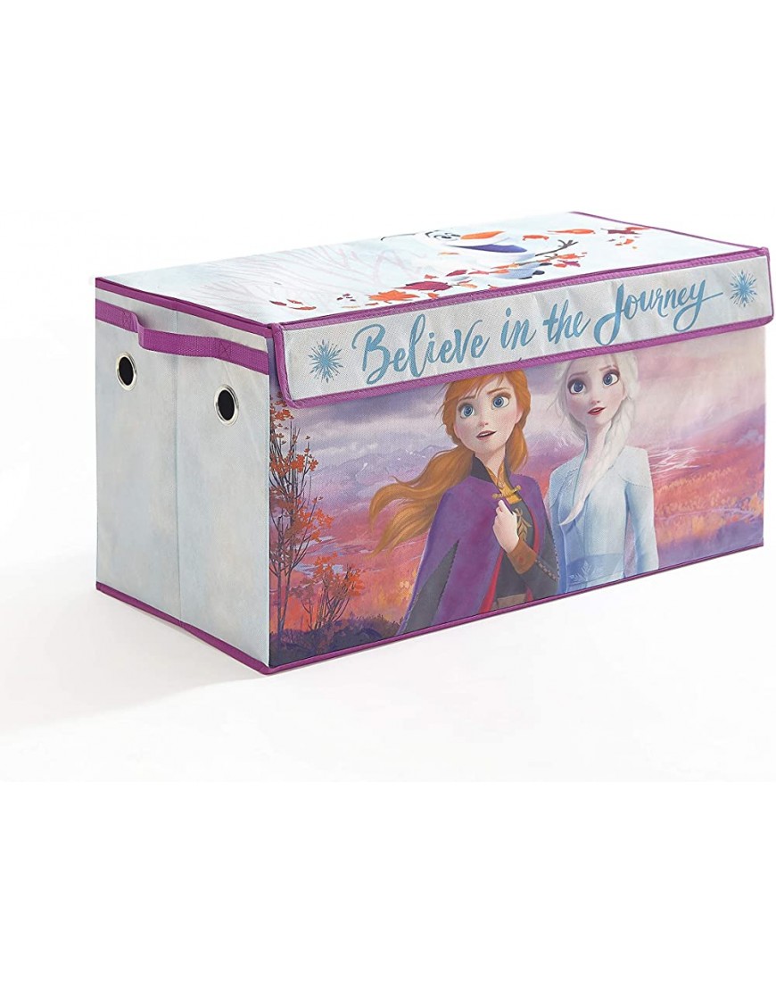 Disney Idea Nuova Frozen 2 Collapsible Children’s Toy Storage Trunk Durable with Lid Frozen 2- Believe in The Journey - B67596WPD