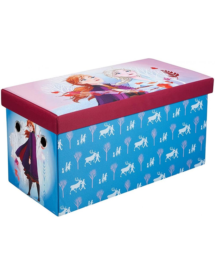 Fresh Home Elements Disney Chest inch Bench Toy Box Ottoman Storage 30" Frozen 2 - B82VBQL7N