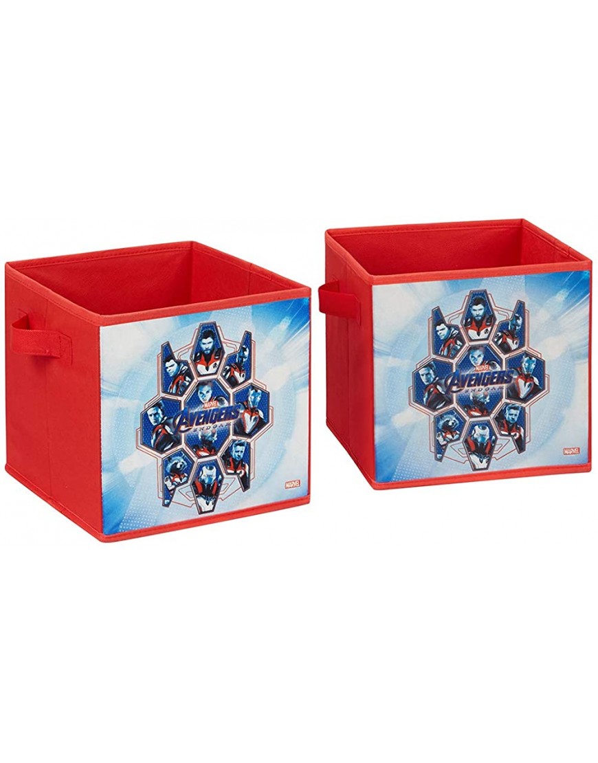 Fresh Home Elements Storage Toy 9" Avengers Bin 2-Pack - B7CDJ734U