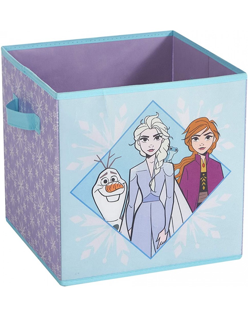 Idea Nuova Disney Frozen 2 Pack Collapsible Storage 11.5 Cubes with LED Lights - BIWHNN7B2
