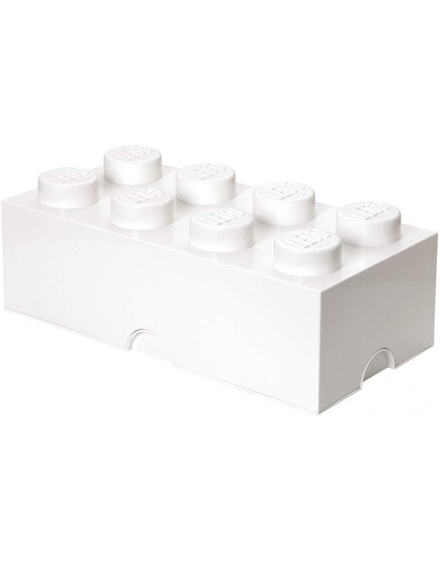LEGO White Storage Box Brick 8 - BJVJFSXOQ
