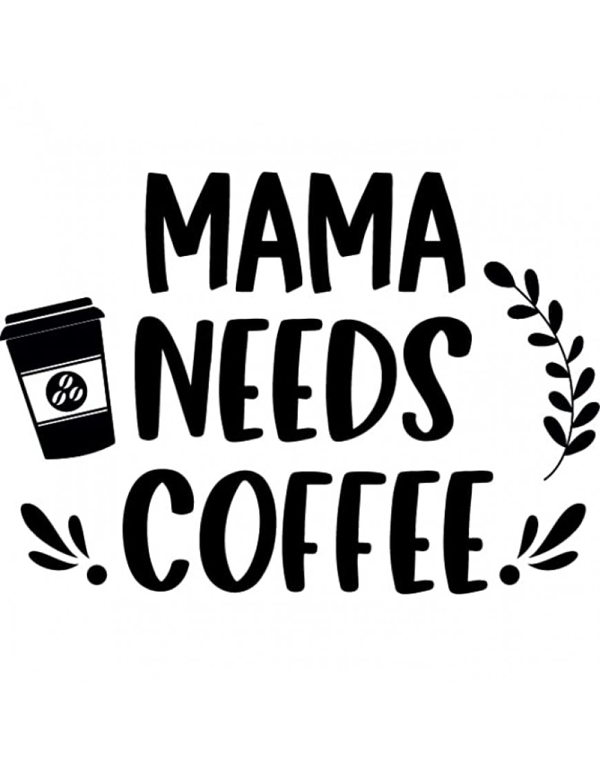 Cute Coffee Sticker for Coffee Lovers Perfect Sticker for Kitchen Dining Restaurant Party Favors Indoor Outdoor Use on Walls Bottles Containers Jars Glass Decorate for Any Occasion 6 inch Coffee 17 - BD2O64O2I