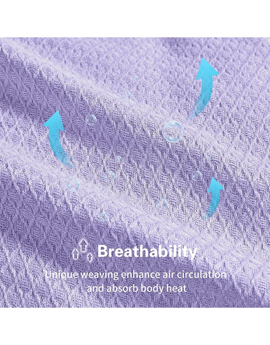 Lukeight Cooling Summer Blanket for Kids Cool Lightweight Bamboo Blanket for Hot Sleepers Comfortable All Season Thin Blanket Absorbs Body Heat for Hot Flashes 30x39inches Purple - BIH16SR2O