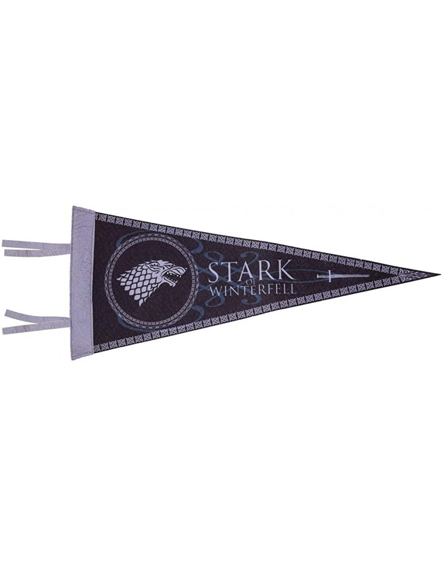 Calhoun Game of Thrones Felt Pennant Banner 8.5" by 21" Stark - BQCOID1YH
