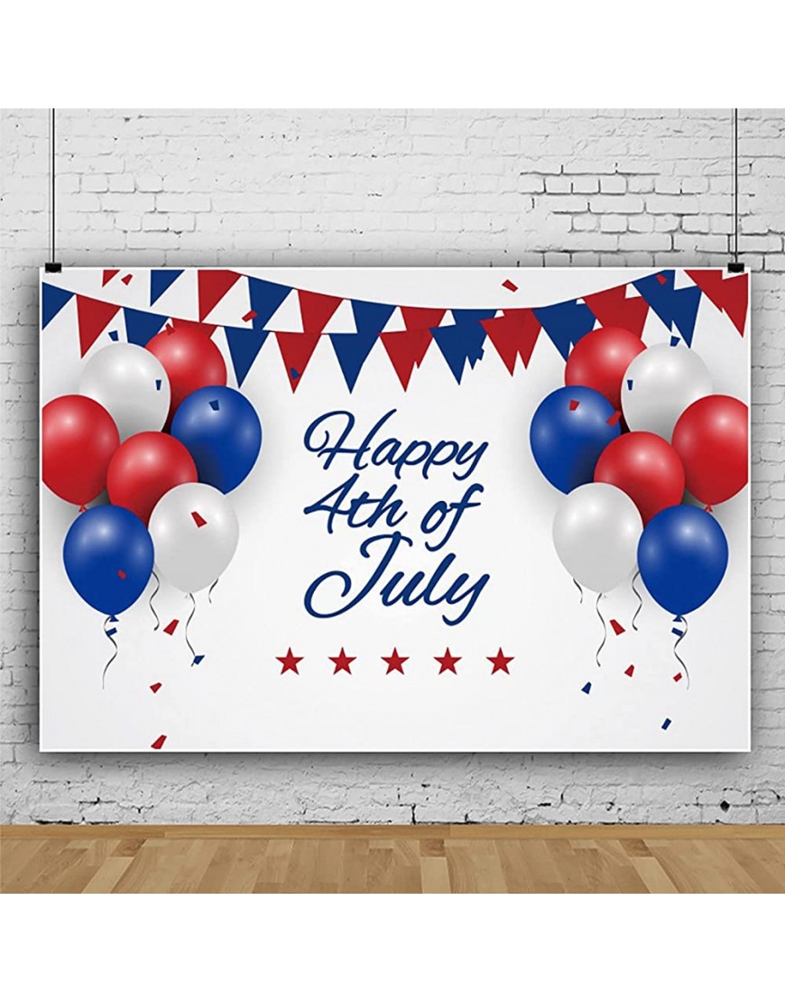 Egmy Patriotic Party Decoration Background Cloth Sign Independence Day Independence Day Party Gift Supplies White Background for Clothes C One Size - BSDXEBLJ3
