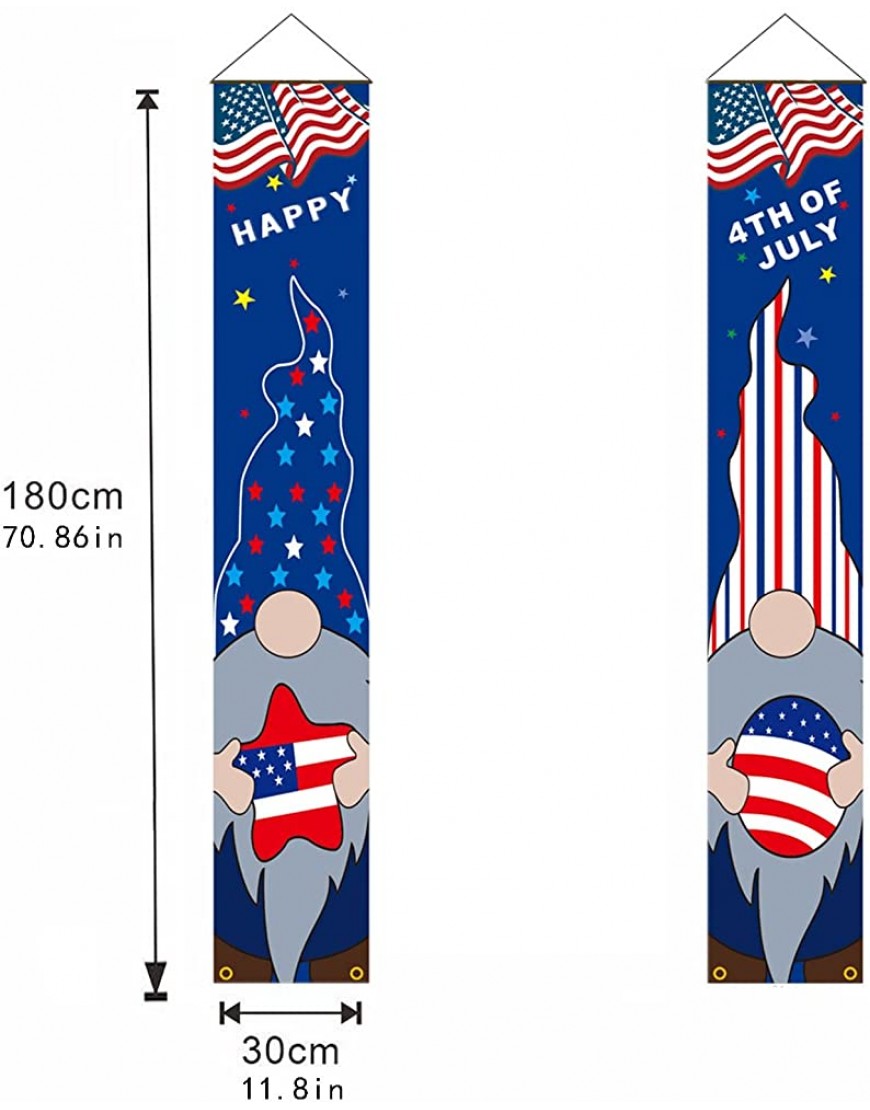 Hanging Ornament For Independence Day 4th Of July Patriotic Porch Sign Independence Day Hanging Banner Patriotic Banners For Independence Memorial Day Yard Hanging Decorations For Fourth B One Size - BFK9COV76