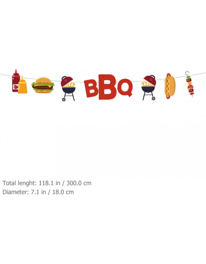 jojofuny Picnic Happy Birthday Banner BBQ Red Gingham Banner for Barbecue Picnic Sauce Grill Sausage Fork Fire Camping Theme Bday Decorations - BRHGAR9QZ