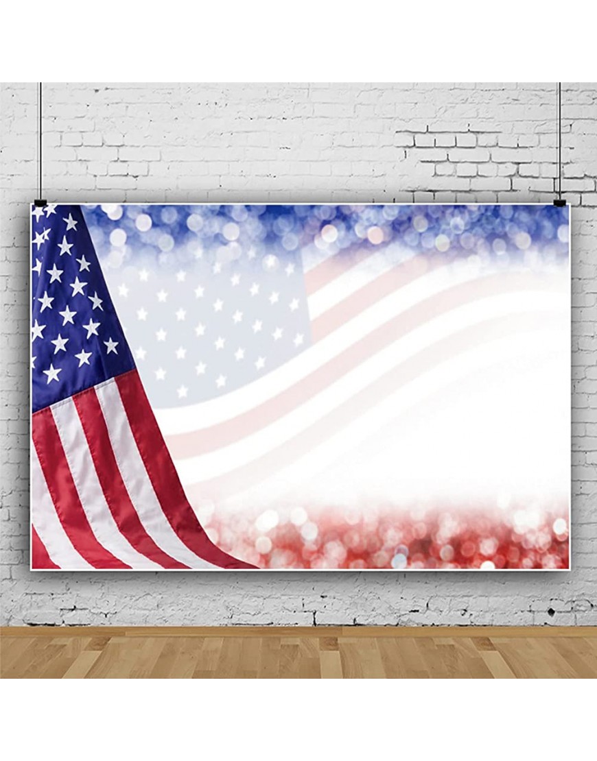 Patriotic Party Decoration Background Cloth Sign Independence Day Independence Day Party Gift Supplies Glow in The Dark D One Size - BO6FTK29O
