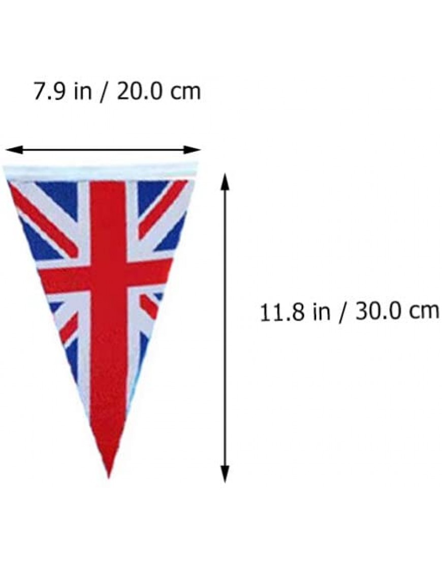 Tomaibaby United Kingdom UK Flag Pennant Banner Indoor Outdoor British Union Jack National Country Flags Party Decorations Supplies for Grand Opening Sports Clubs International Festival - B6KZ5ABWT