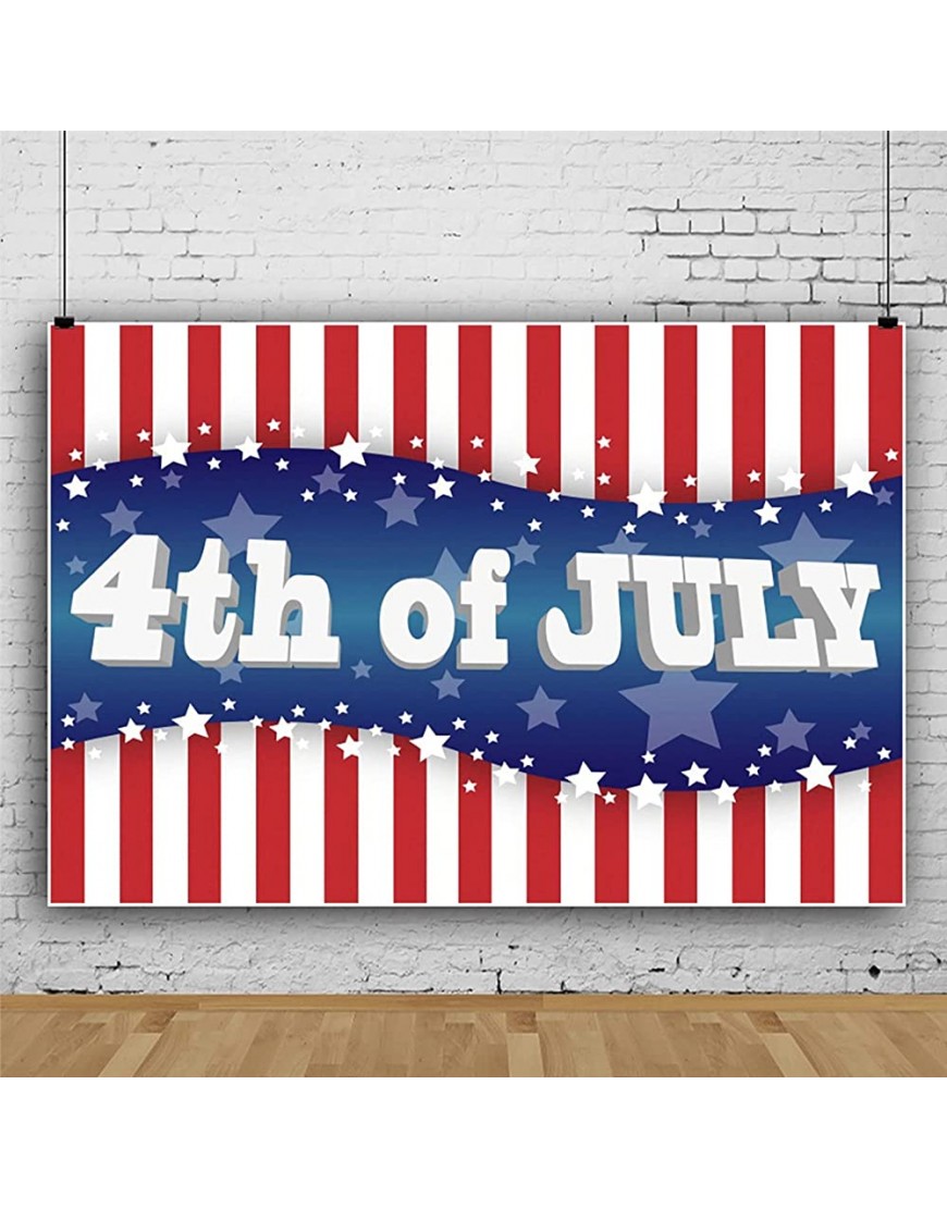 Xlpaxhong American Independence Memorial Day Home Decor Patriotic Party Decoration Background Cloth Sign Independence Day Independence Day Party Gift Supplies B One Size - BAMKS532T