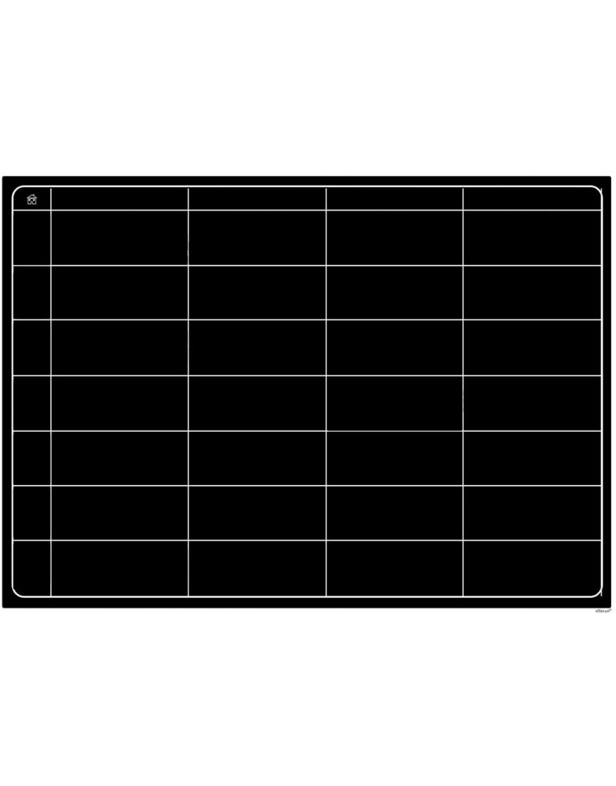 FakMe Blackboard Chore Chart Magnetic Dry Erase Chore Board for Multiple Kids Chores Black Board for Fridge Dry Erase Calendar Blackboard Magnetic Calendar for Refrigerator - B4NZ4FA0M