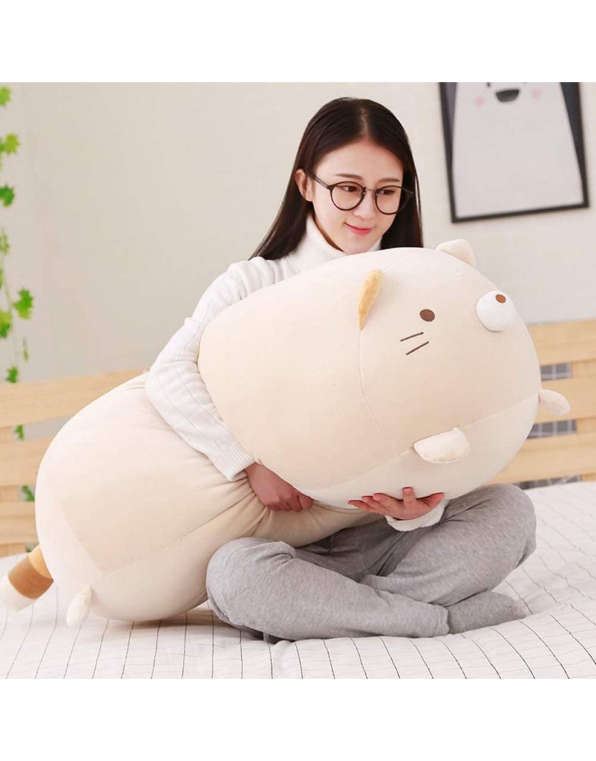 Big Cat Plush Pillow,Large Fat Cats Stuffed Animals Toy Doll for Girls,Bed,35.4 inches - BG574TD4M