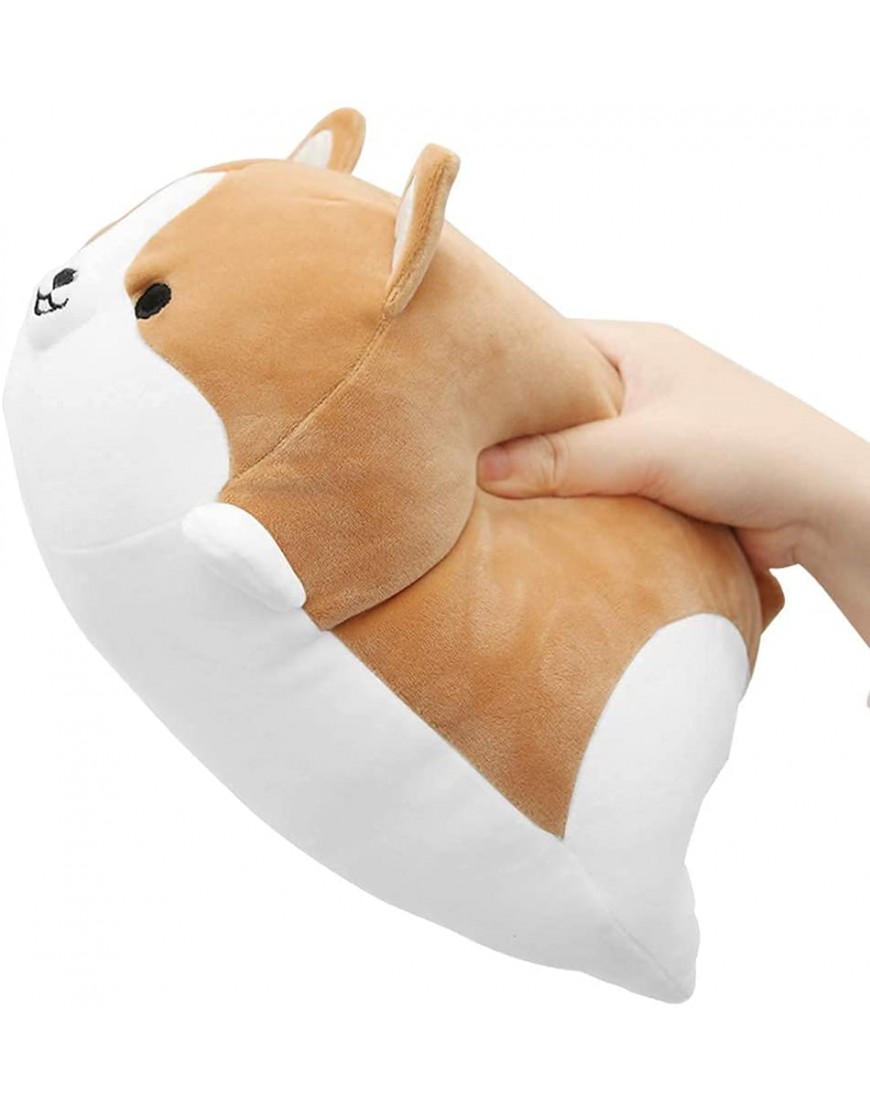 Corgi Dog Plush Pillow Soft Shiba Inu Corgi Butt Stuffed Animal Toys Gifts for Bed Valentine Kids Birthday Christmas Brown 11.8inch - B6MVSLQHQ