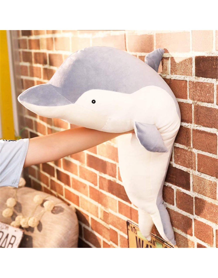 Dolphin Plush Hugging Pillow Soft Large Dolphins Stuffed Animal Toy Doll Gifts for Kids Valentine Christmas Bedding 23.6 - BKOVIU7M1