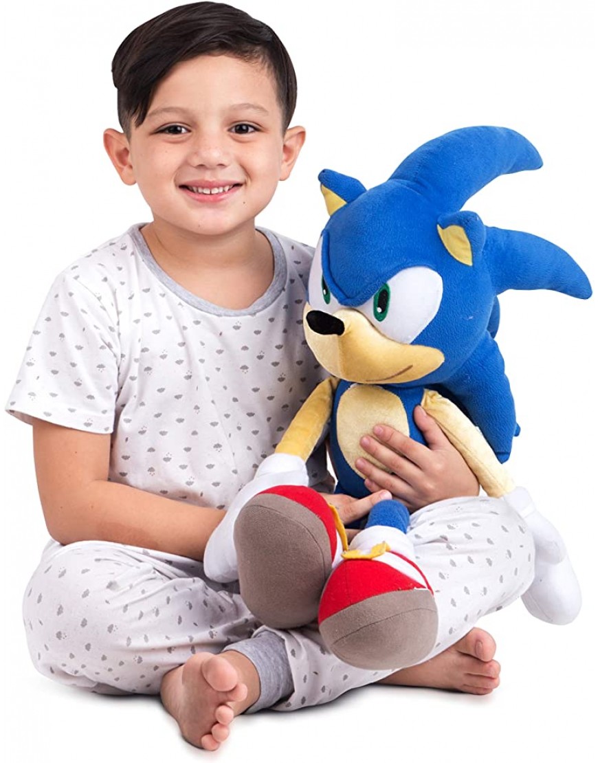 Franco Kids Bedding Super Soft Plush Cuddle Pillow Buddy One Size Sonic The Hedgehog - BBZX925US