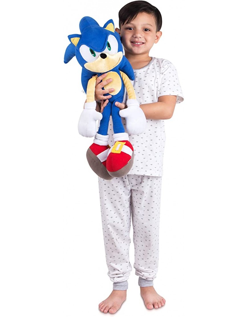 Franco Kids Bedding Super Soft Plush Cuddle Pillow Buddy One Size Sonic The Hedgehog - BBZX925US