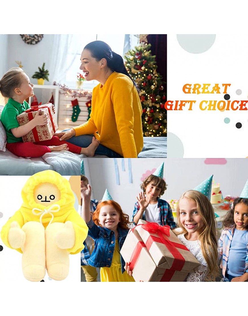 Plush Banana Man Toys,Weird Banana Stuffed Animals Doll with Magnet,Funny Changeable Plush Pillow Decompression Toy Gifts for Boys Girls Birthday Party Christmas - B4ECK0JKK