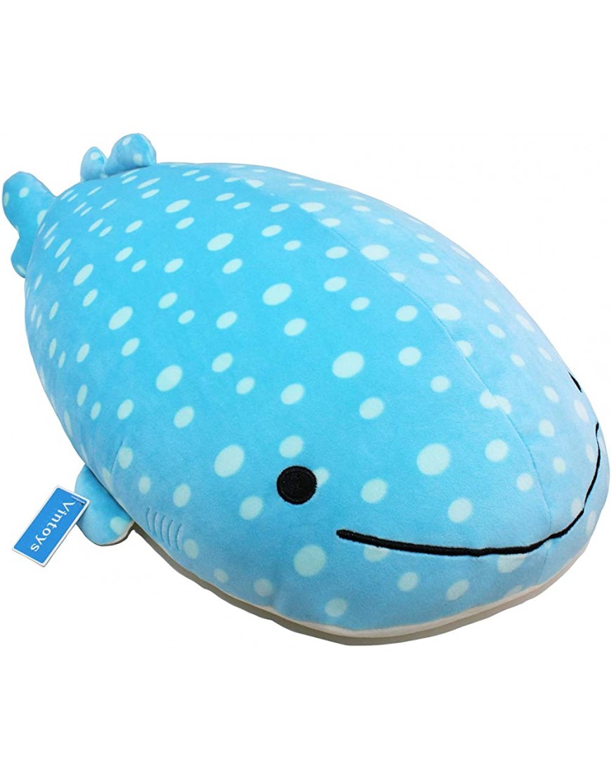 Vintoys Very Soft Blue Whale Shark Big Hugging Pillow Plush Doll Fish Plush Toy Stuffed Animals 27 - BH3UTVC10