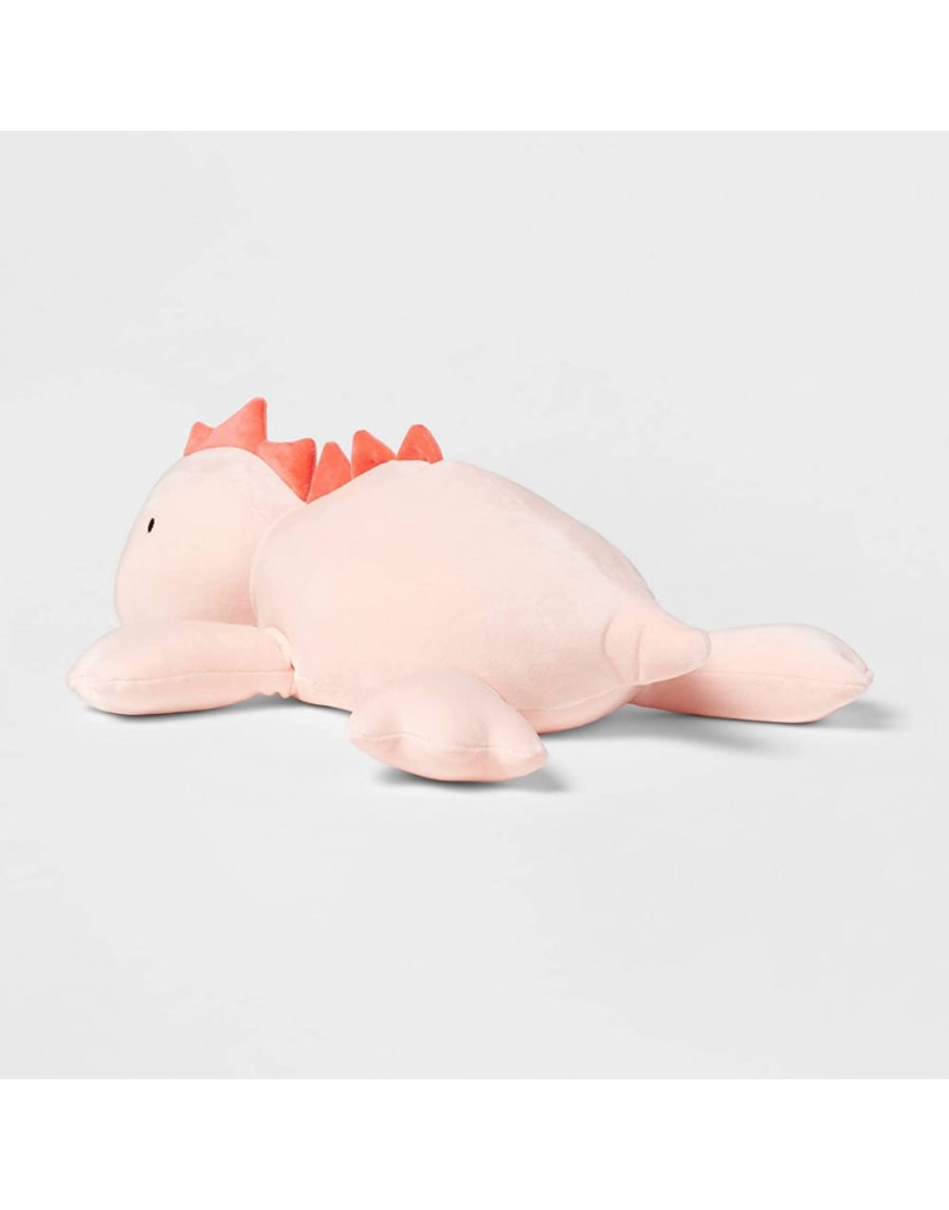 Weighted Dinosaur Plush,23.6 Inches Character Weighted Plush Throw Pillow Cute Dinosaur Weighted Stuffed Animals Doll Soft Lumbar Back Cushion Cute Pillows 23.6 in Pink - BC4A57WSQ
