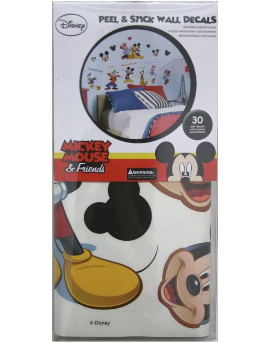 RoomMates RMK1507SCS Mickey and Friends Peel and Stick Wall Decals - BQG1TM0ZU