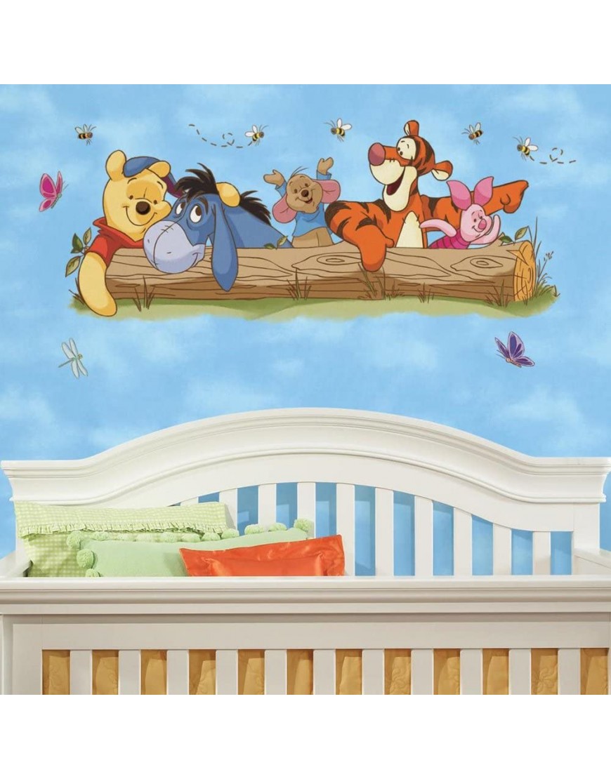 RoomMates RMK2553GM Winnie the Pooh and Friends Outdoor Fun Peel and Stick Wall Decal - BD58W2L1R