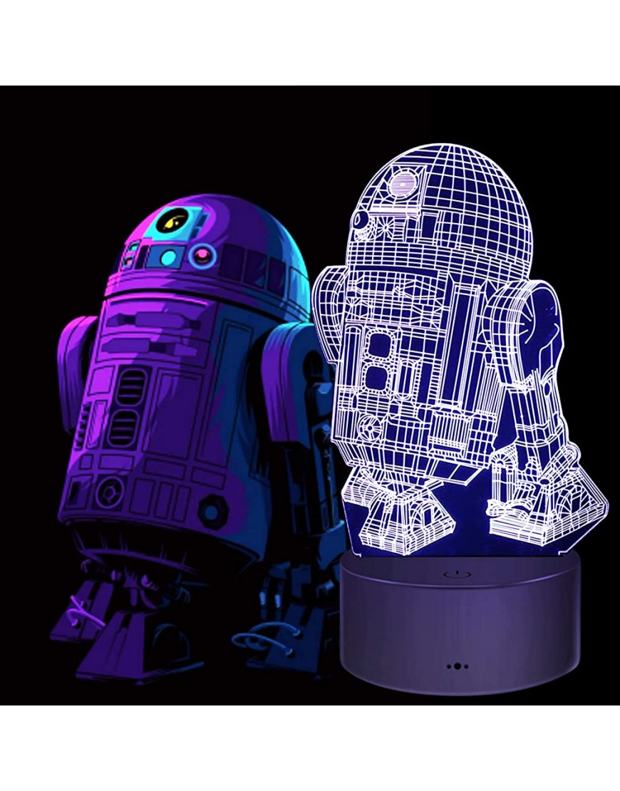 3D Illusion Star Wars Night Light for Kids,4 Pattern with Timing Function Lamp Star Wars Toys for 2 3 4 5 6 7 8 Year Old Boys Girls Star Wars Gifts for Kids Star Wars Fans Men - B03LYIPO7