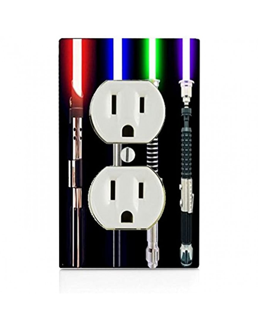 Demon Decal Sabers Electrical Outlet Plate - BJYB1I4X5