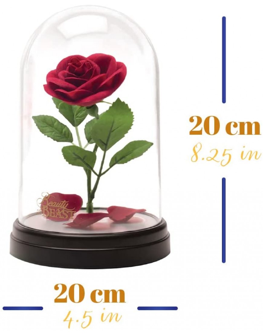 Paladone Beauty and The Beast Enchanted Rose Light Touch Activated Officially Licensed Disney Merchandise - BEWJOM1NO
